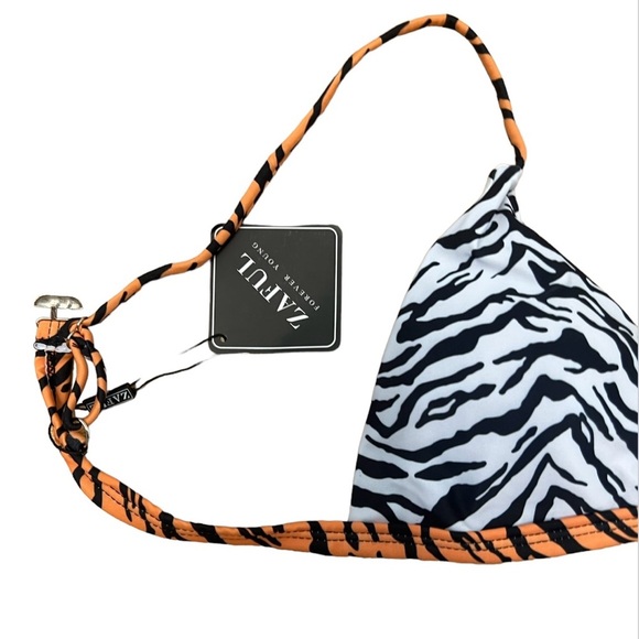 Size large women’s bikini zebra print - Picture 2 of 7